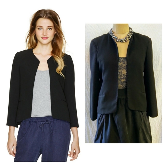 Aritzia Wilfred EXQUIS Open Style Cropped Blazer
